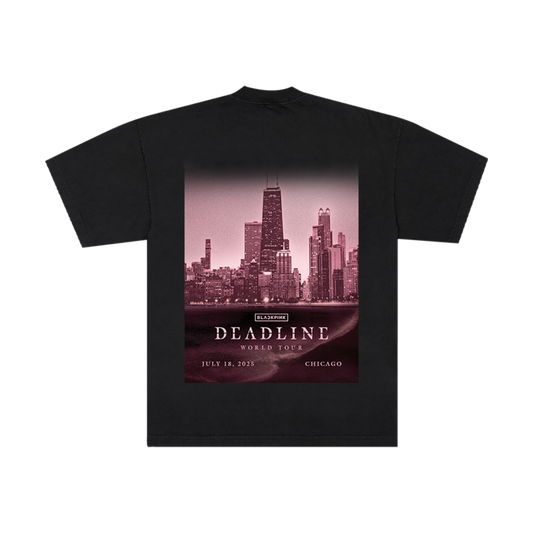 BLACKPINK Exclusive City Tee Chicago Black