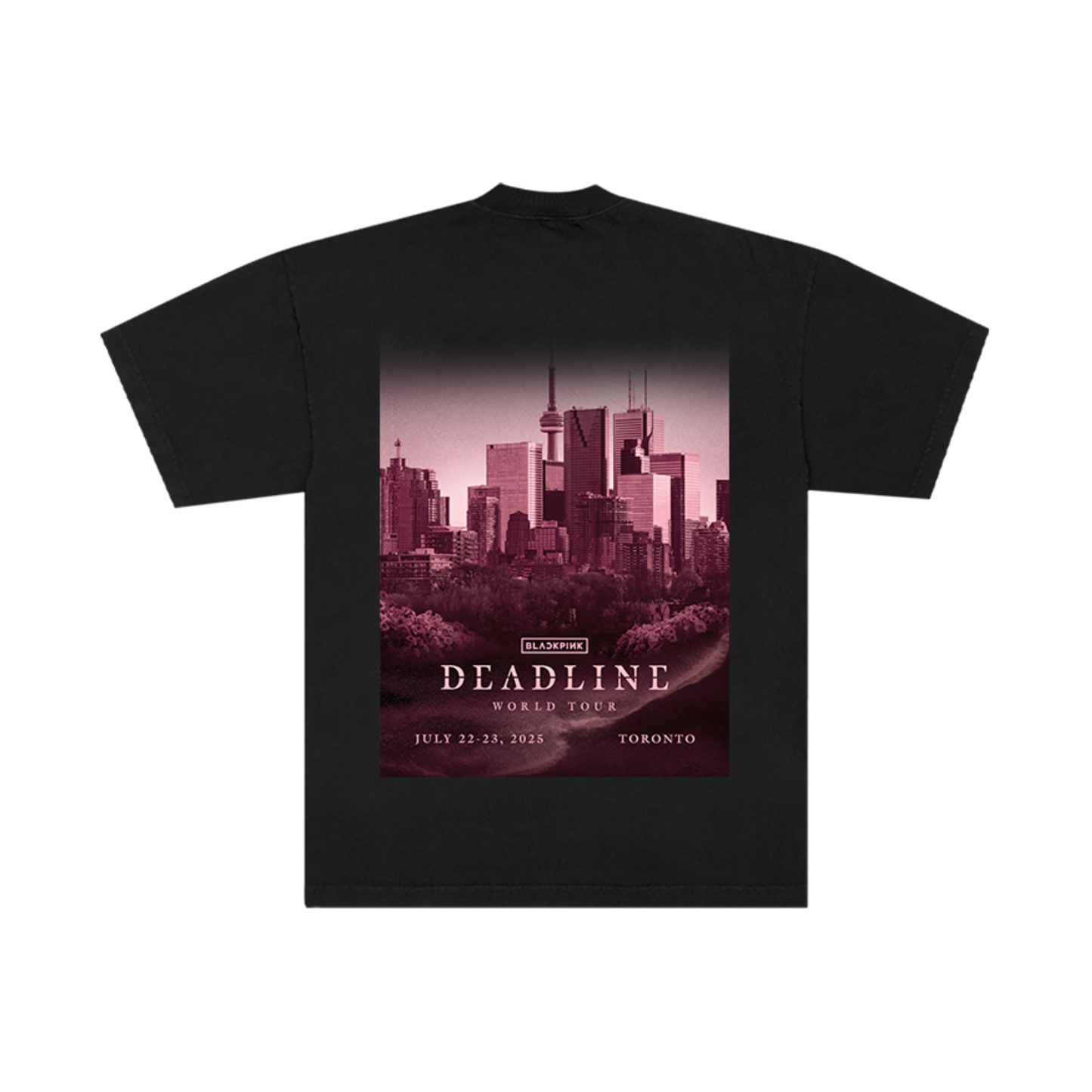 BLACKPINK Exclusive City Tee Toronto Black