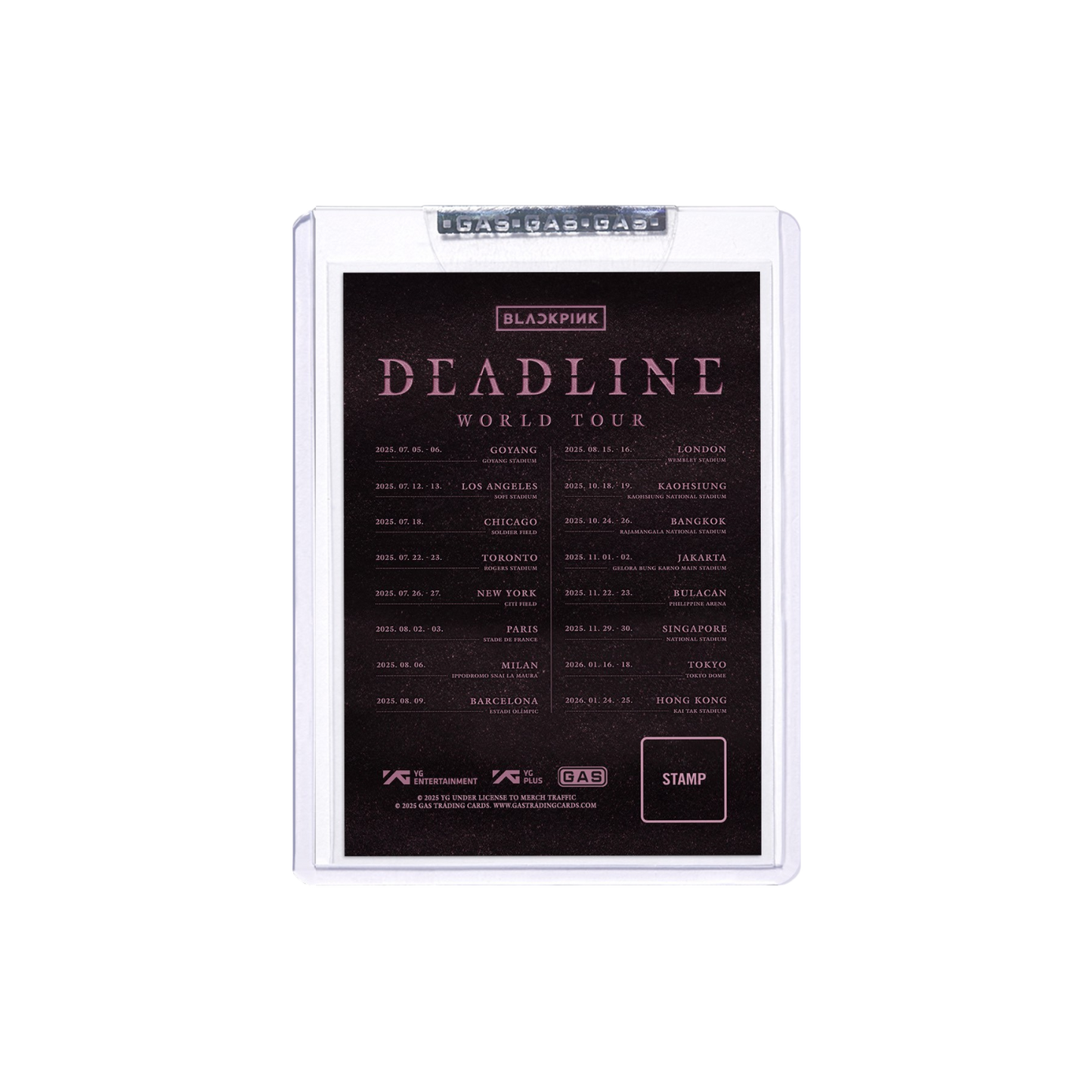 BLACKPINK Exclusive Trading Card_LA