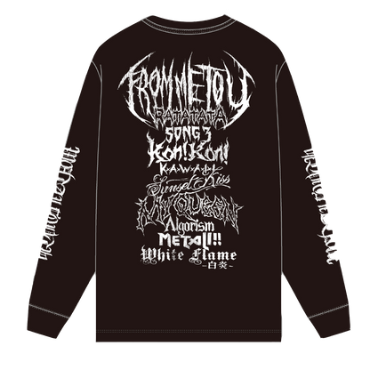 'METAL FORTH METAL LOGO' LONG SLEEVE TEE