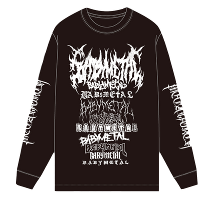 'METAL FORTH METAL LOGO' LONG SLEEVE TEE