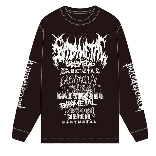 'METAL FORTH METAL LOGO' LONG SLEEVE TEE