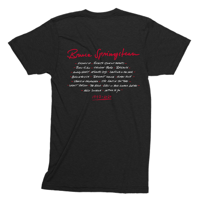 Best Of Bruce Springsteen Black Tee