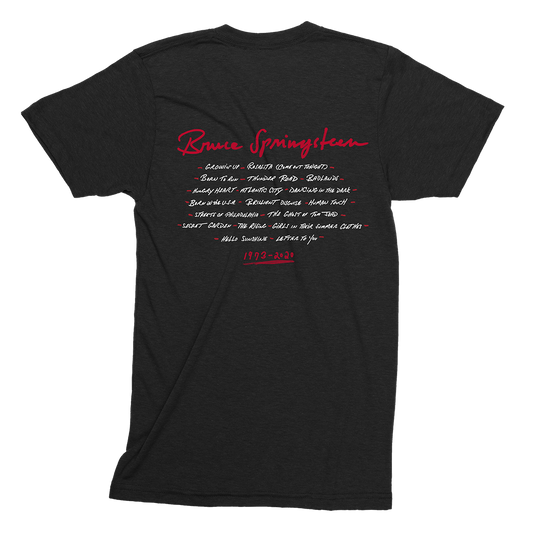 Best Of Bruce Springsteen Black Tee