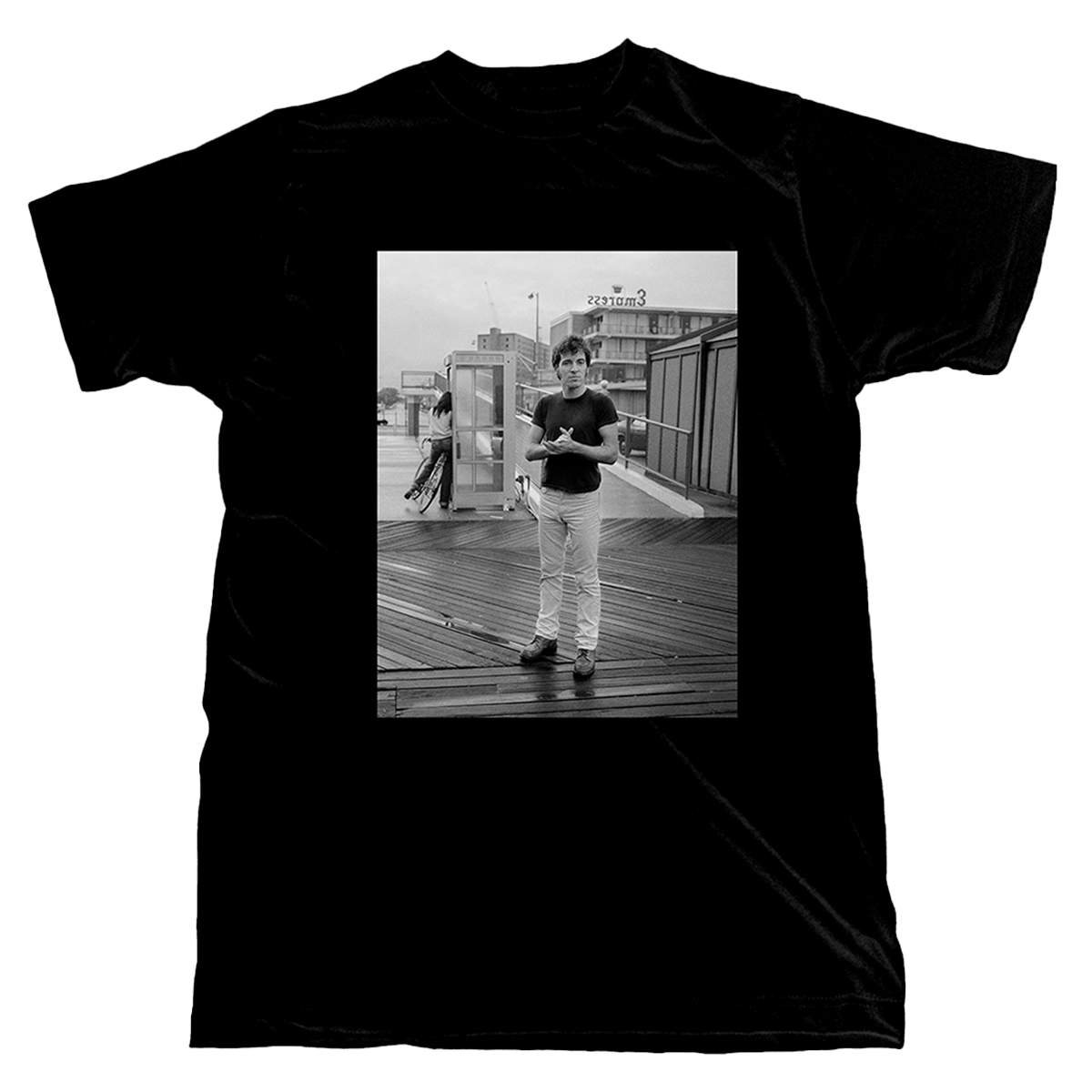 Springsteen & The E Street Band Asbury Park Boardwalk Photo Tee