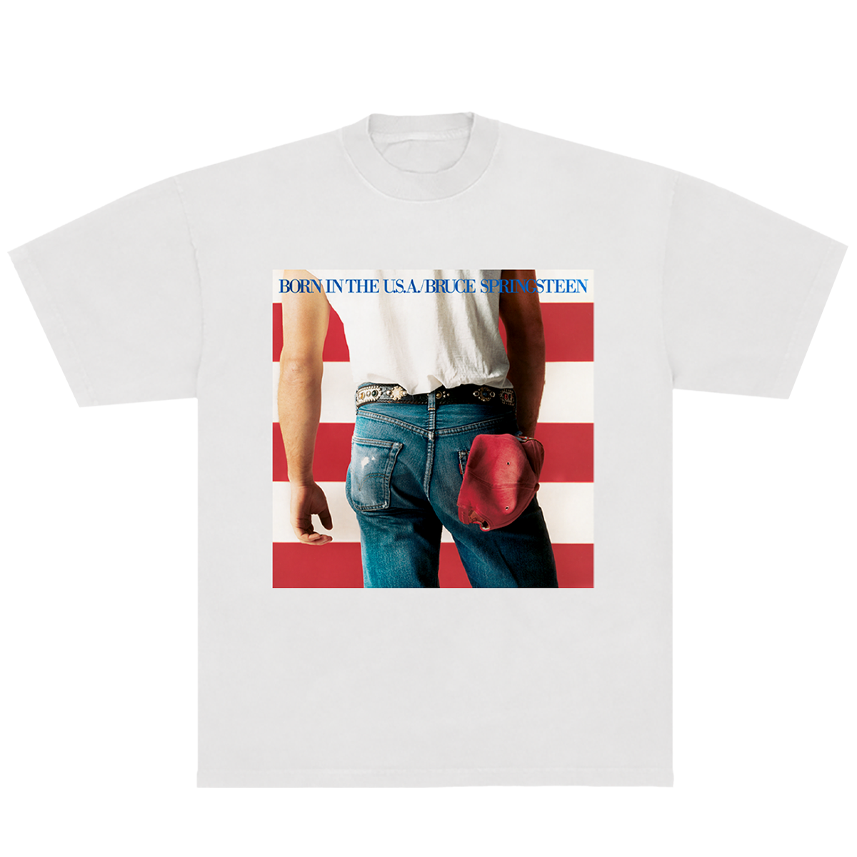 Born In The U.S.A. Tee - White