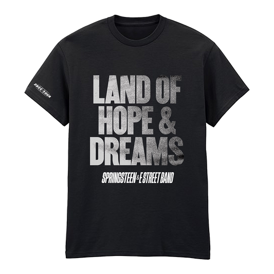 Springsteen & The E Street Band 2025 Land Of Hope & Dreams Tour Tee
