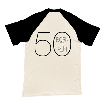 Born To Run 50th Anniversary Raglan Tee
