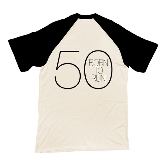 Born To Run 50th Anniversary Raglan Tee