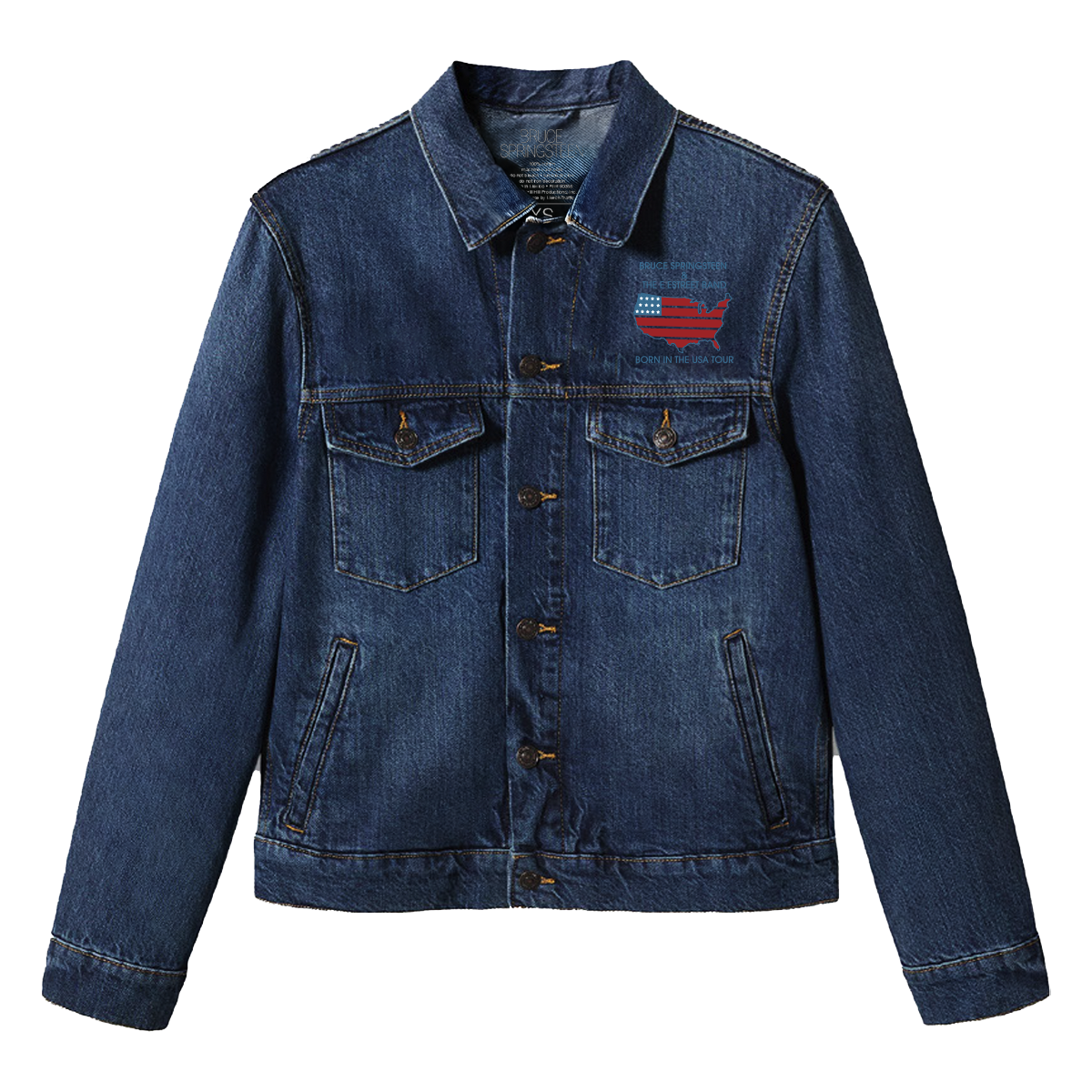 Retro Born In The U.S.A. Denim Tour Jacket