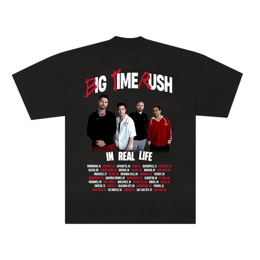 BTR In Real Life Worldwide 2025 Tour Tee - Black