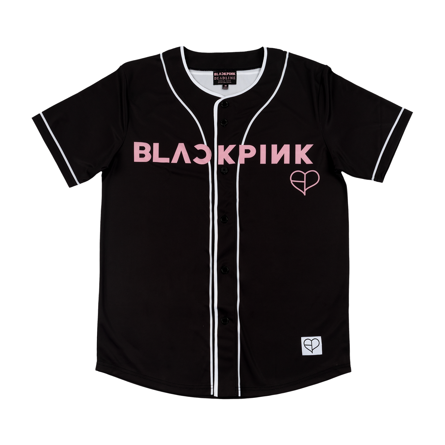 BLACKPINK 16 Baseball Jersey Black