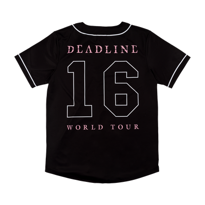 BLACKPINK 16 Baseball Jersey Black