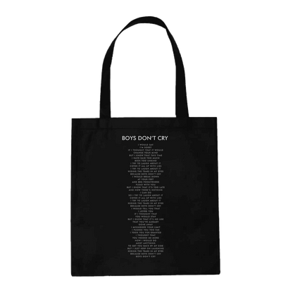 Boys Don't Cry Black Tote