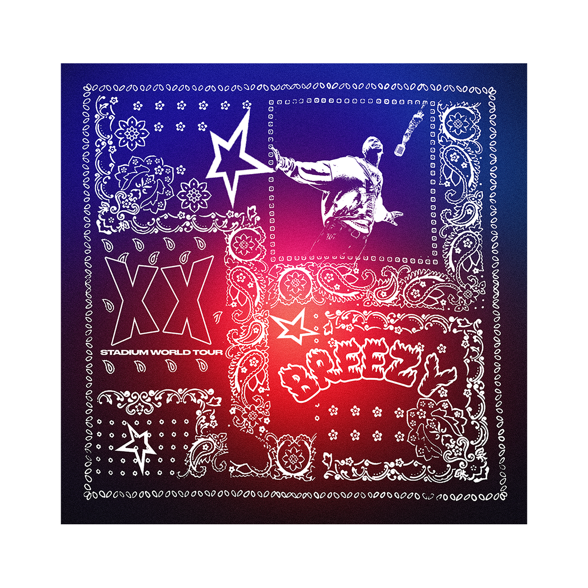 Breezy Bowl Bandana - Blue