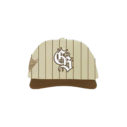 Breezy Bowl Hat - Brown Pinstripe