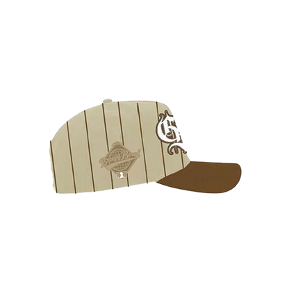 Breezy Bowl Hat - Brown Pinstripe