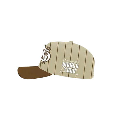 Breezy Bowl Hat - Brown Pinstripe