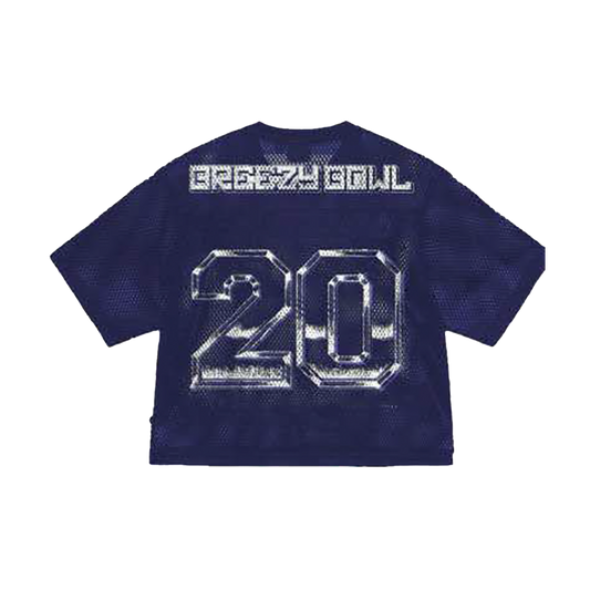 Breezy Bowl 20 Football Jersey - Navy