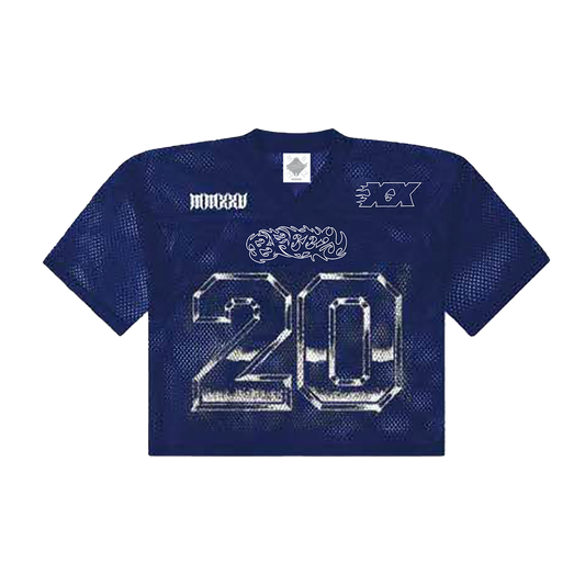 Breezy Bowl 20 Football Jersey - Navy