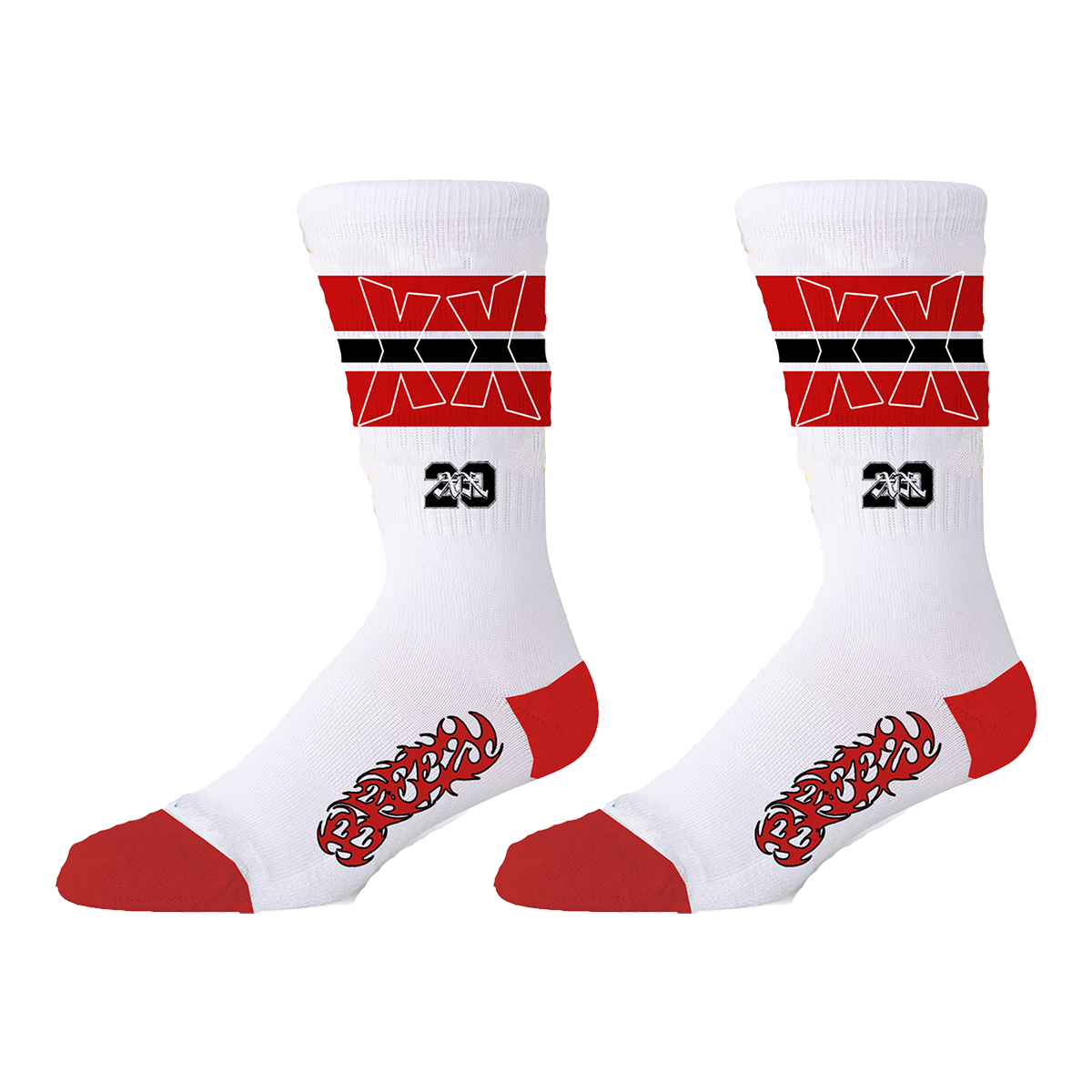 20XX Socks - Red