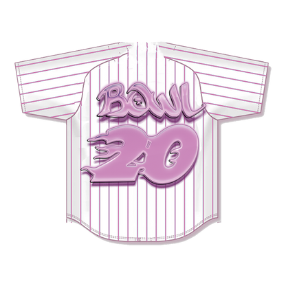 20 Flames Pinstripe Jersey - Pink