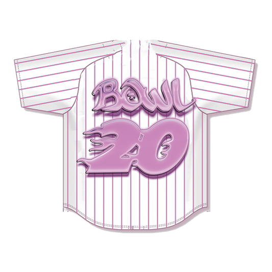 20 Flames Pinstripe Jersey - Pink