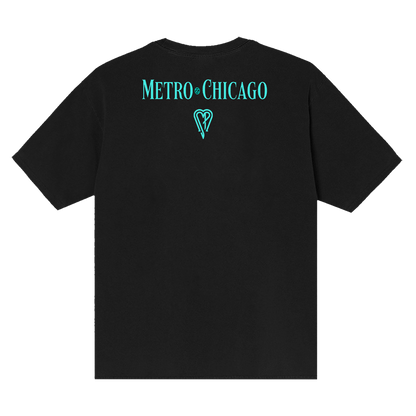 Chicago Radio Black Tee