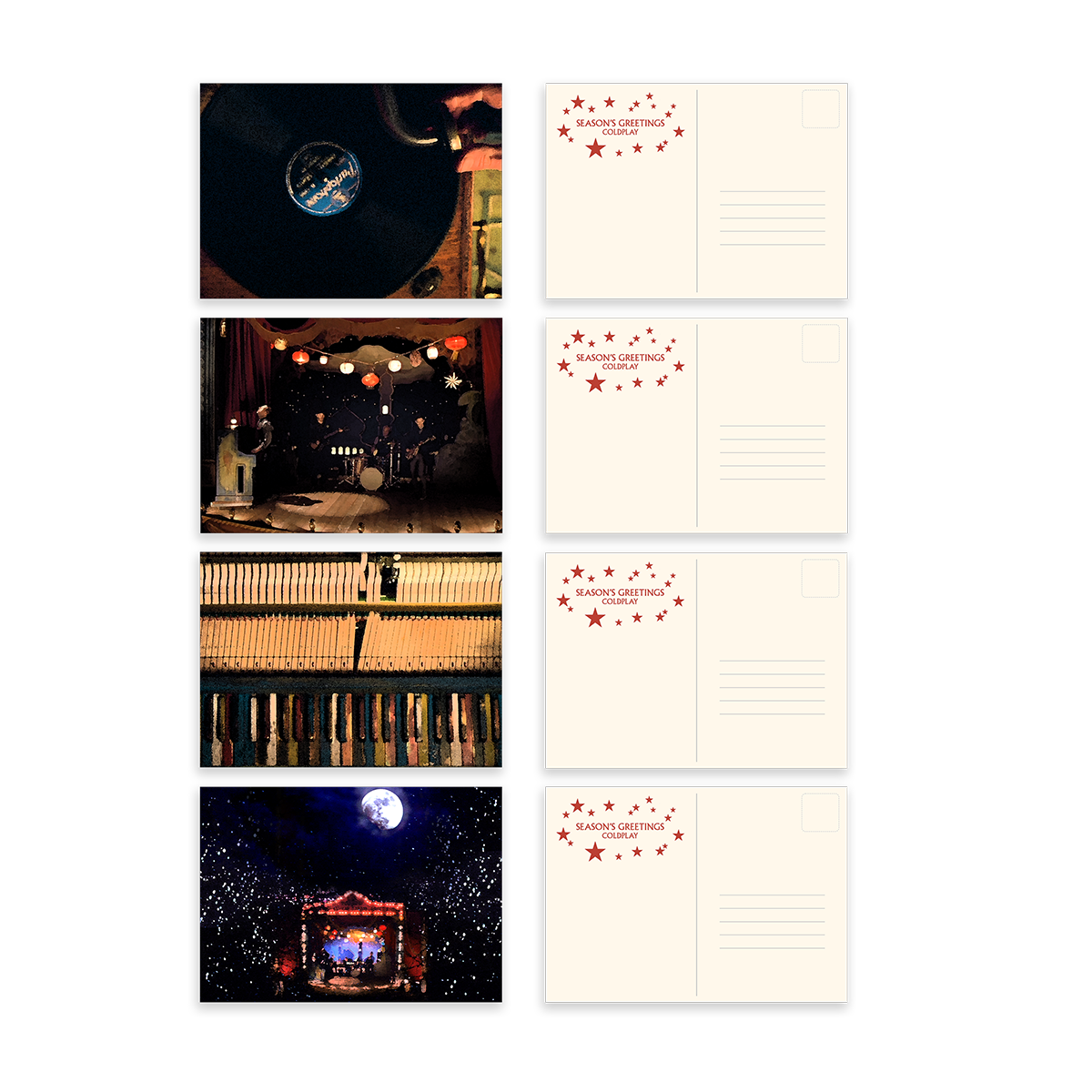 Holiday Postcards - Set of 4