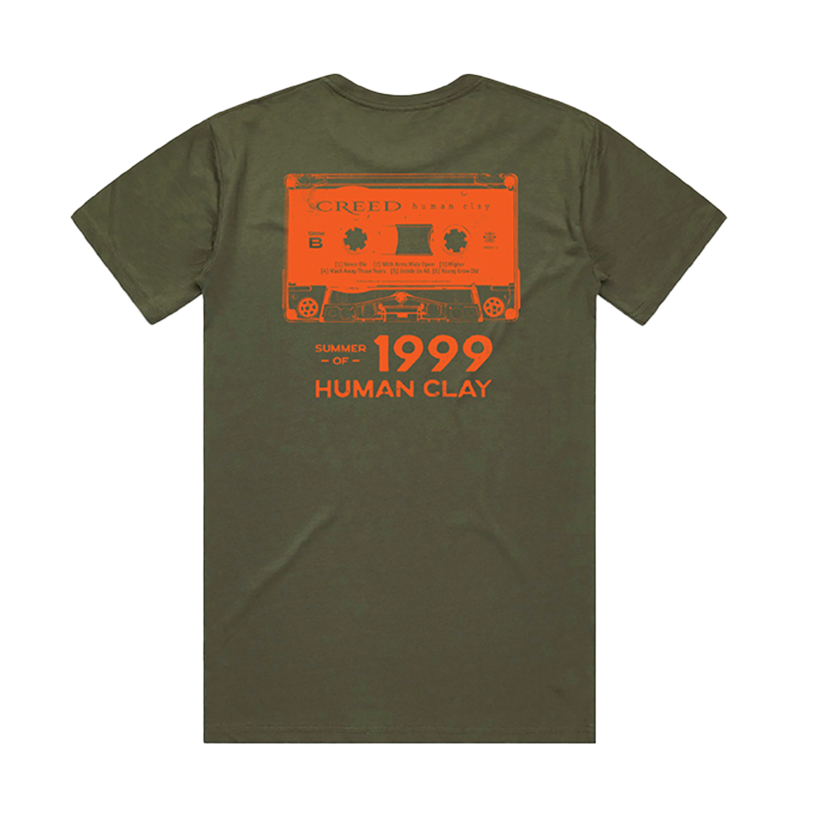 Summer of '99 Tour Military Green Cassette Tee
