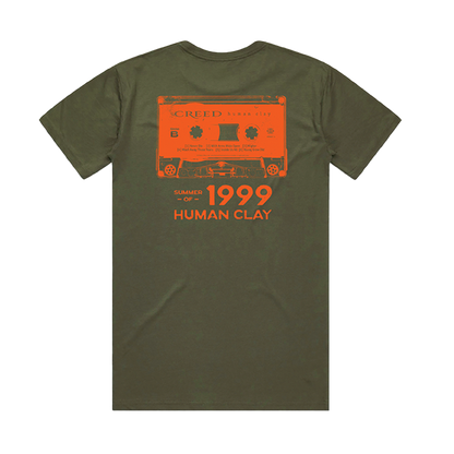 Summer of '99 Tour Military Green Cassette Tee