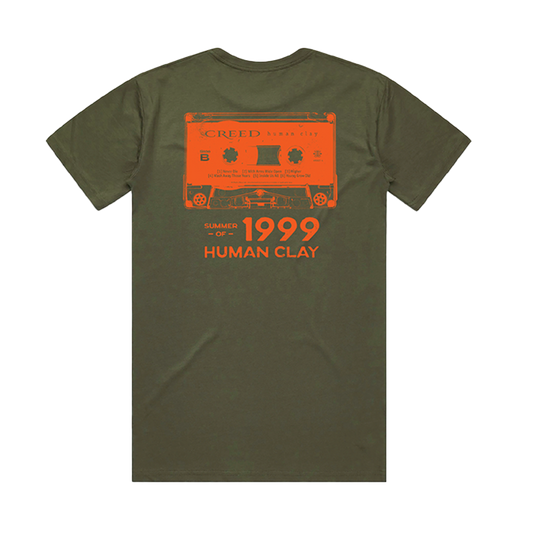 Summer of '99 Tour Military Green Cassette Tee
