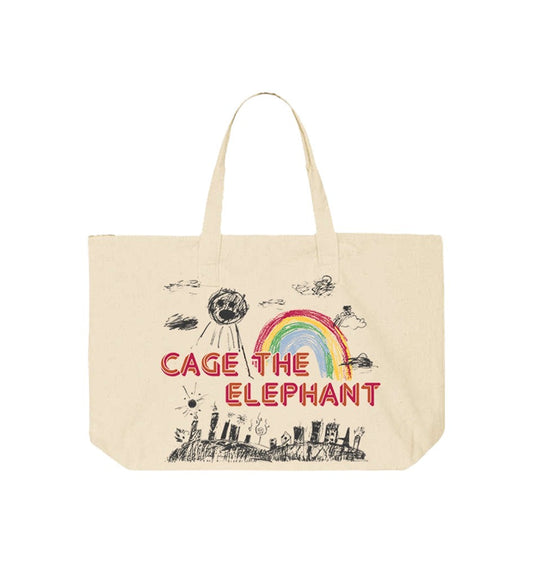 Cage The Elephant Doodle Tote Bag