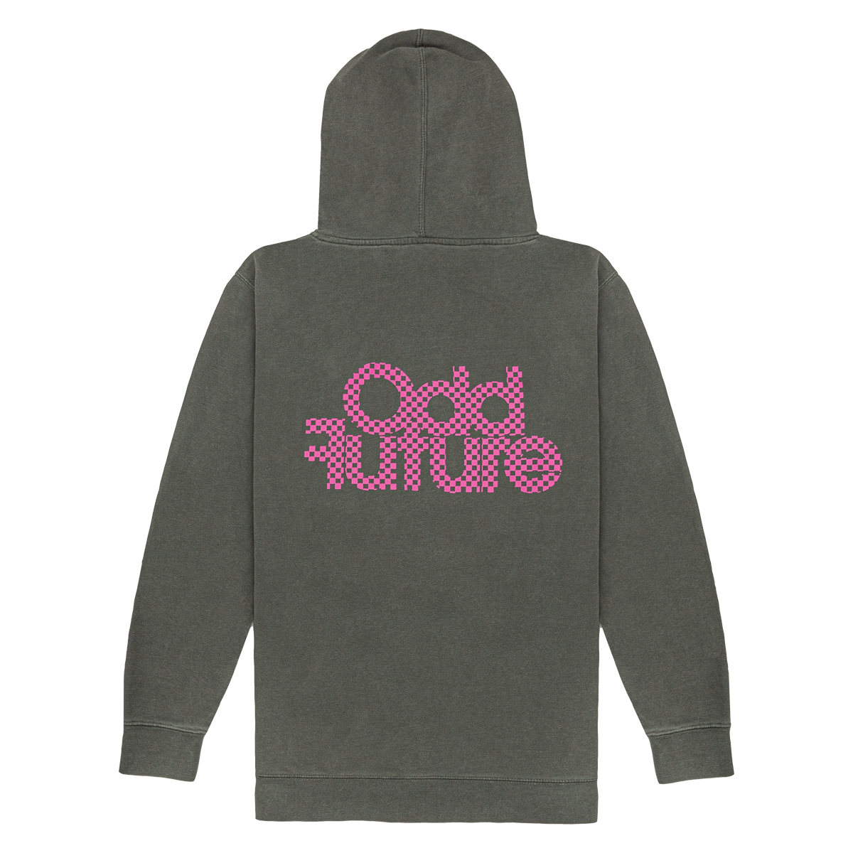 Checker Pullover Hoodie - Black-Odd Future