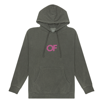 Checker Pullover Hoodie - Black-Odd Future