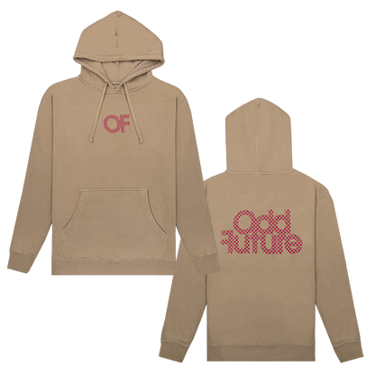 Checker Pullover Hoodie - Sandstone-Odd Future