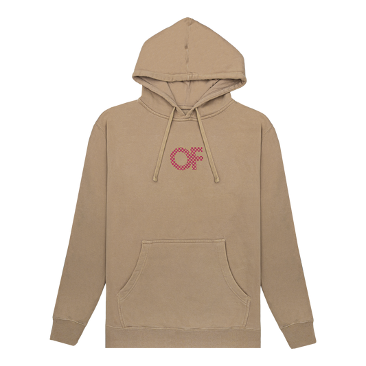 Checker Pullover Hoodie - Sandstone-Odd Future