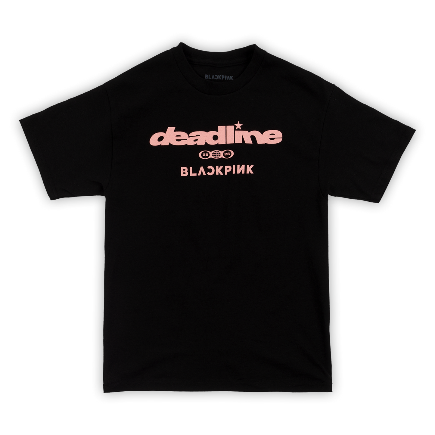 BLACKPINK Continent Logo Tee Black