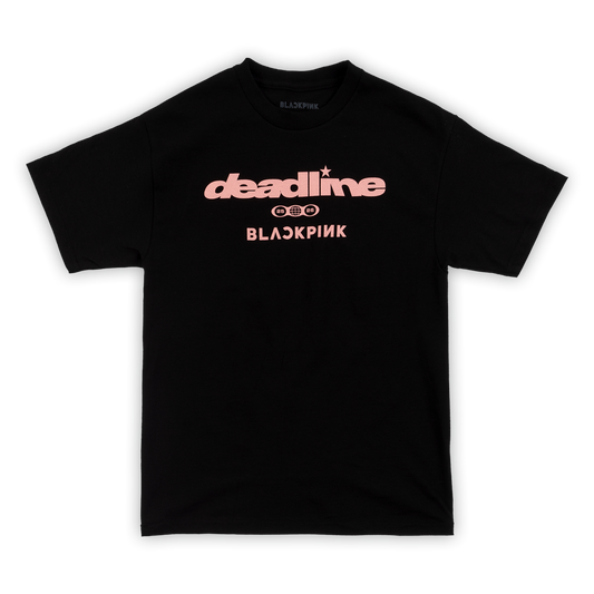 BLACKPINK Continent Logo Tee Black