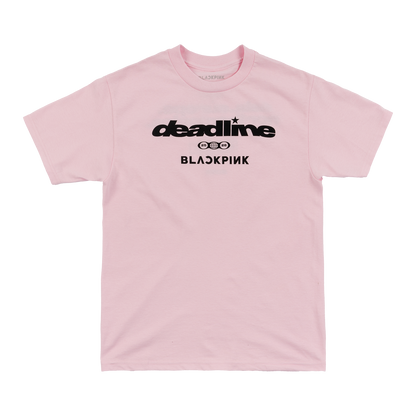 BLACKPINK Continent Logo Tee Pink