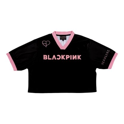 BLACKPINK Cropped Jersey LA Black