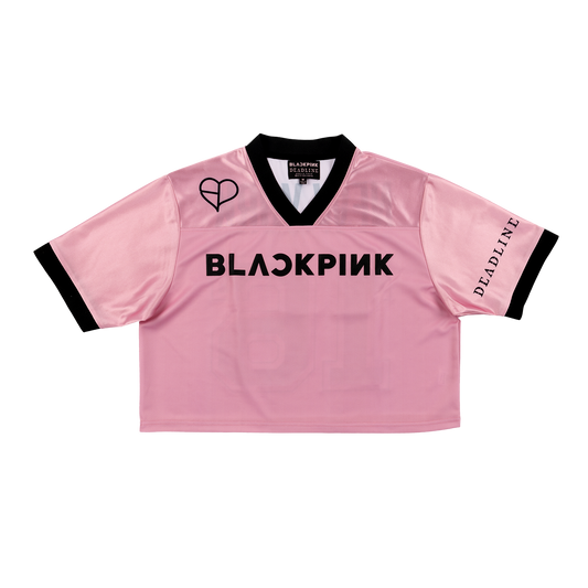 BLACKPINK Cropped Jersey NYC Pink