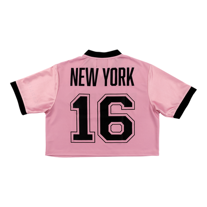 BLACKPINK Cropped Jersey NYC Pink