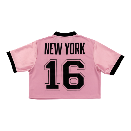BLACKPINK Cropped Jersey NYC Pink