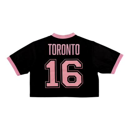BLACKPINK Cropped Jersey Toronto Black