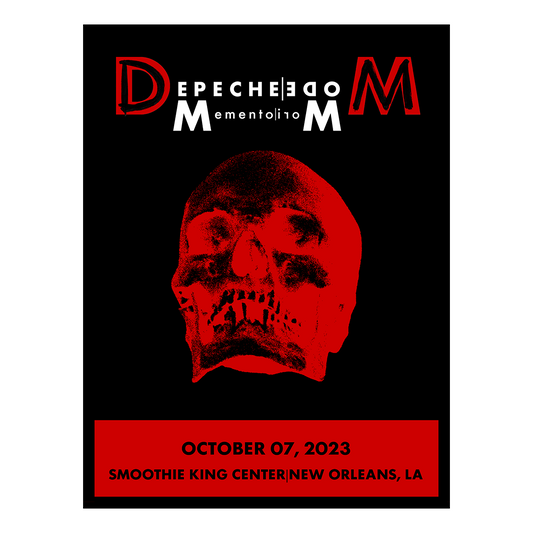 Memento Mori Tour 2023 New Orleans Screen Print Poster Limited Edition