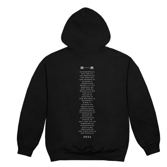 DM Logo Alley Photo World Tour 2023 Cities Hoodie