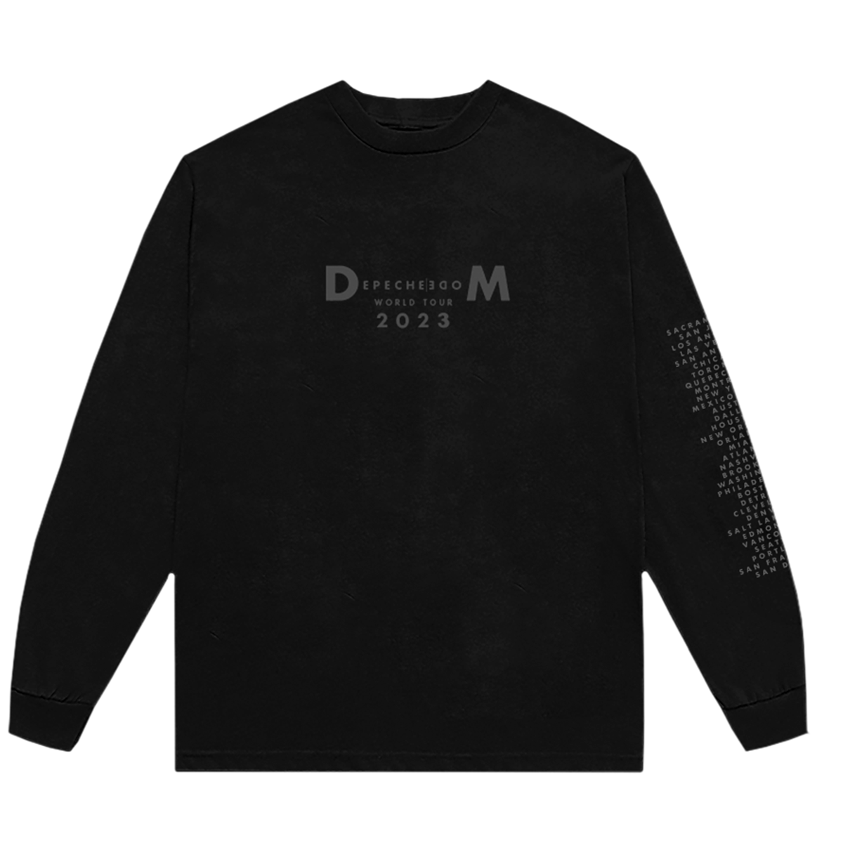 DM Logo Wing World Tour 2023 Cities Long Sleeve