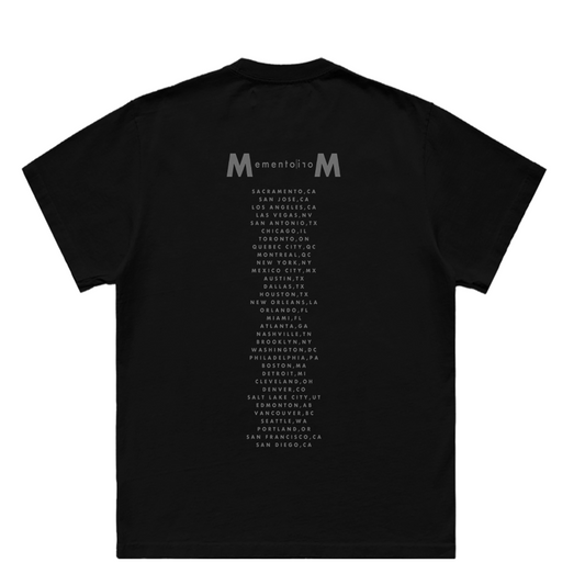 DM Logo Dual Wings World Tour 2023 Cities T-Shirt