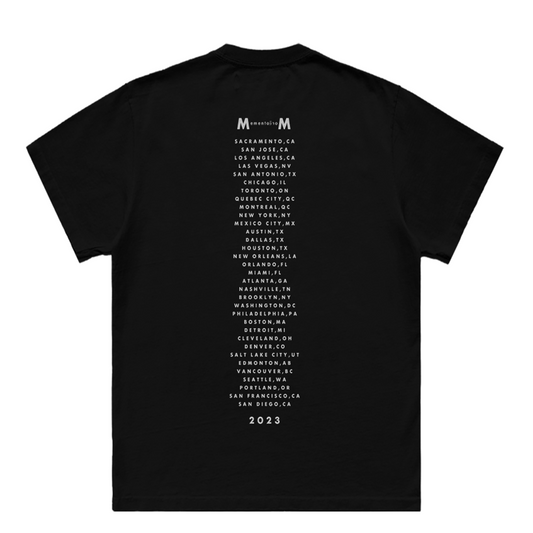 DM Logo Alley Photo World Tour 2023 Cities T-Shirt